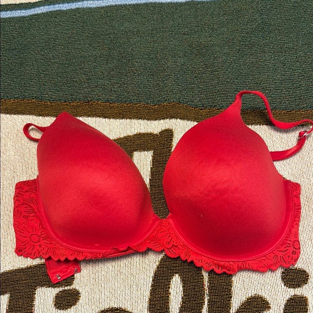 Aerie Red Lace Bra